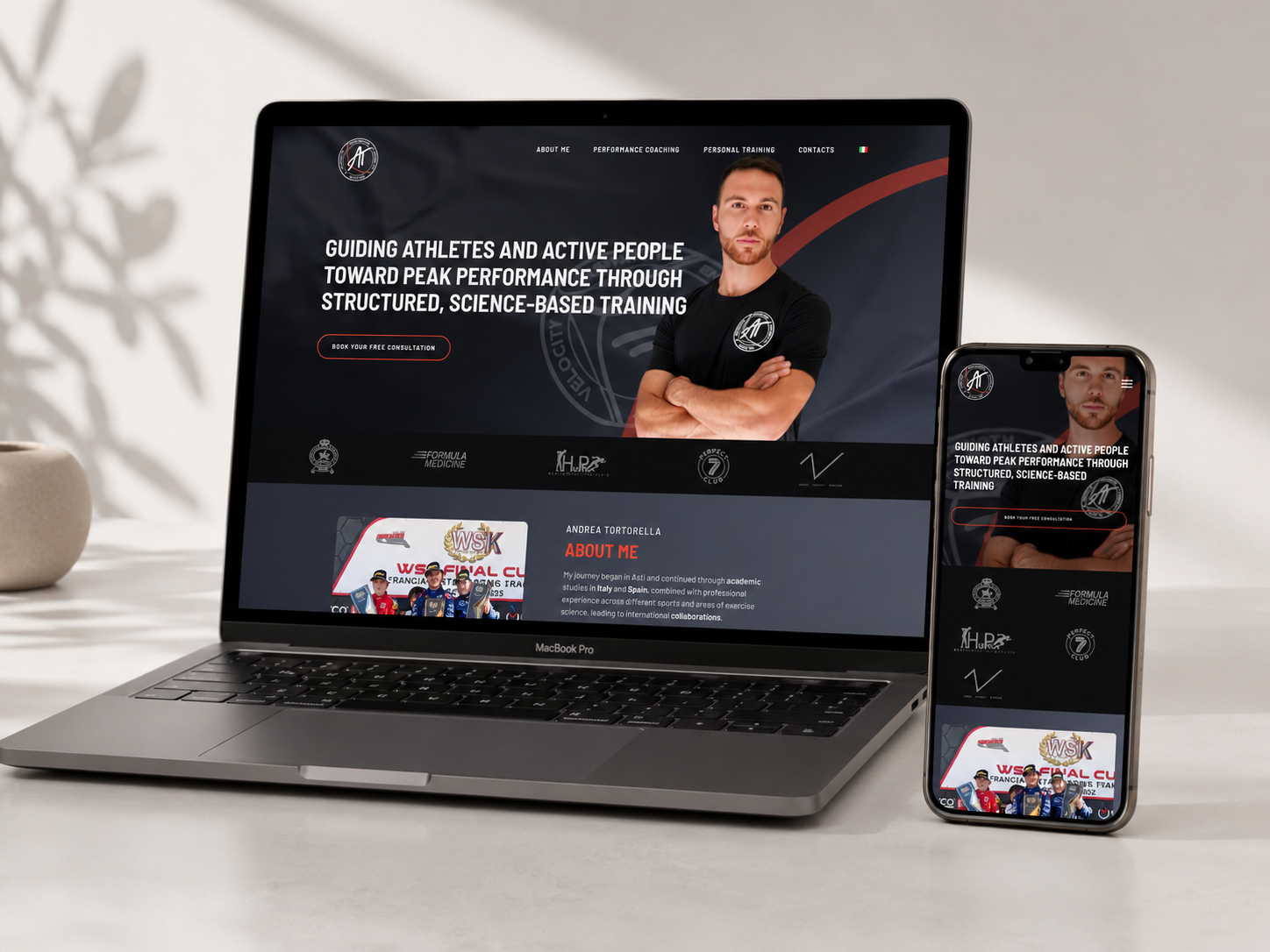 andreatortorella.it — desktop e mobile