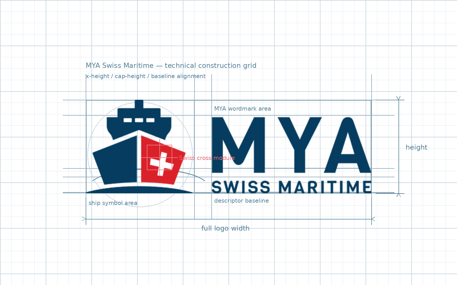 Costruzione tecnica logo